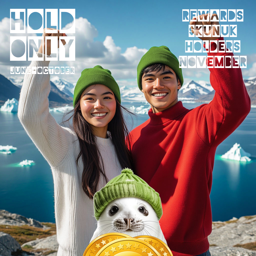 Folkcoin KUNUK community freedom Greenland memecoins TON