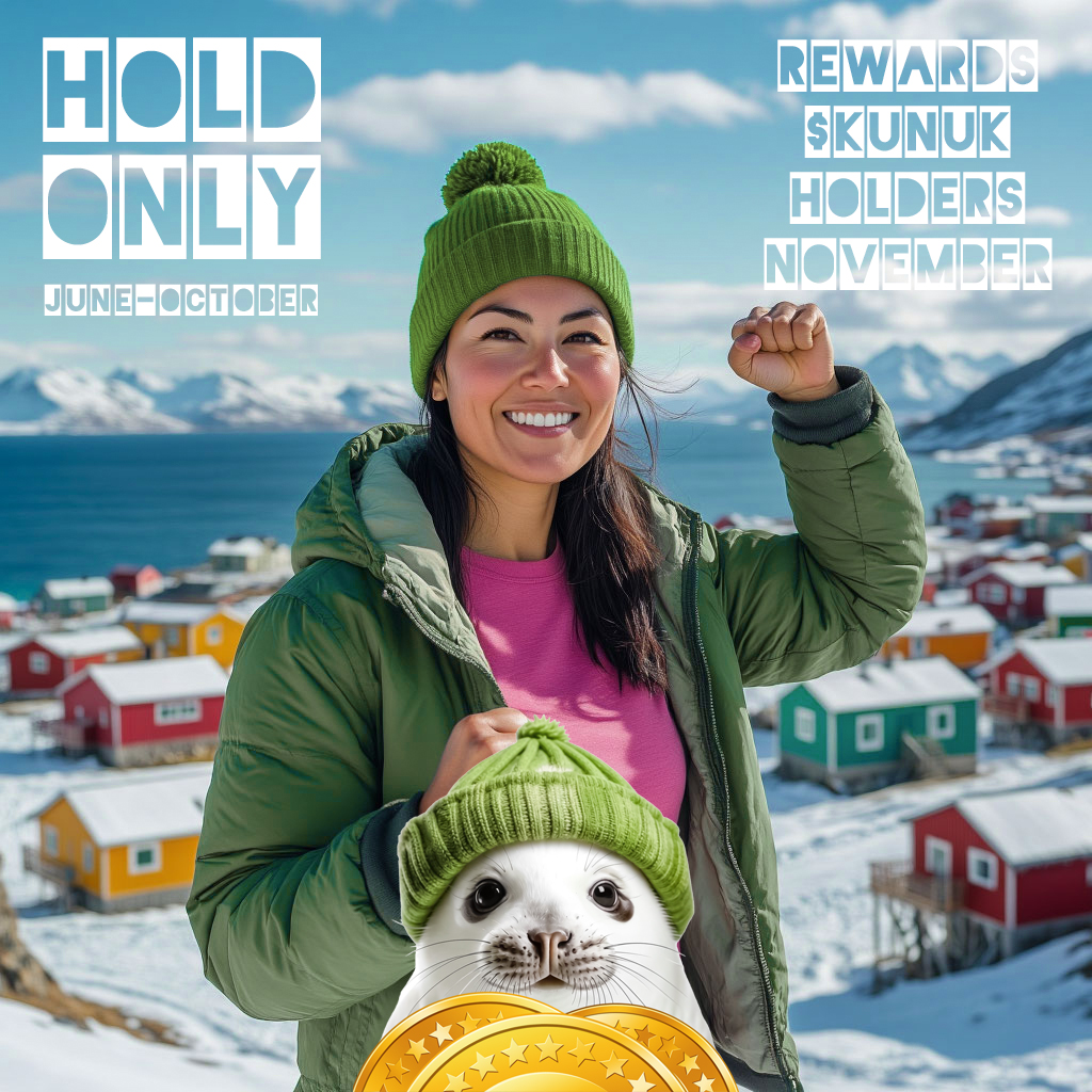 Folkcoin KUNUK grants freedom Greenland memecoins TON