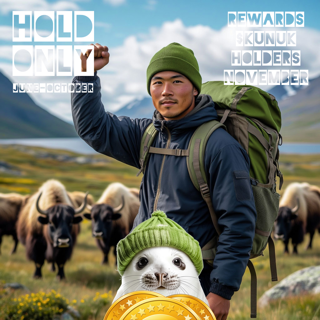Folkcoin KUNUK Tokenomics Greenland memecoin TON