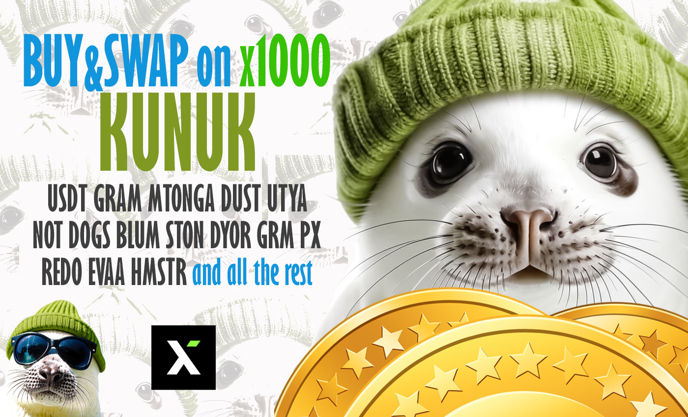 KUNUK buy swap x1000 blockchain TON memecoins Greenland